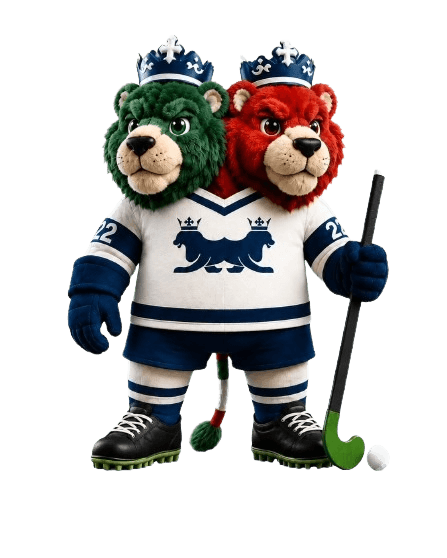 Breda 2026 Leon and Cino mascots